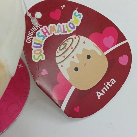 Squishmallows 2 Pack Valentines Day Plush Beata Anita Best Friends 5 Inch - Picture 5 of 6